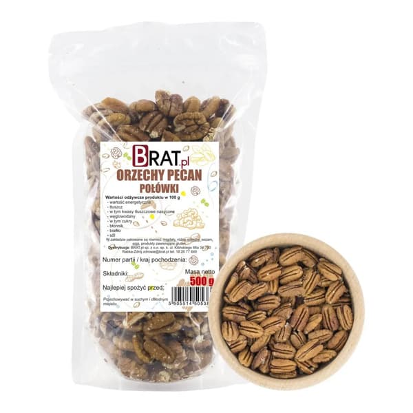 Pekanpähkinän puolikkaat 500 g