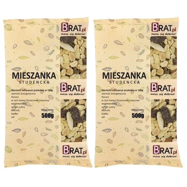 Studenterblanding 1 kg (2 x 500 g)