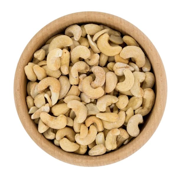 Paahdettuja suolattuja cashewpähkinöitä 200 g