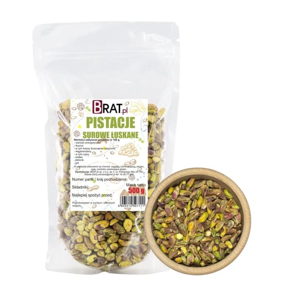 Skalade pistagenötter 500 g