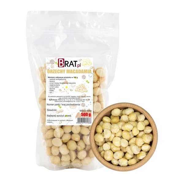 Macadamiapähkinät 500 g