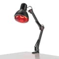 Miniatyrbillede 2 af 2: LED Infrarød Lys, Justerbar Klemme, Smertelindring, Holdbart Materiale,Klaver Sort