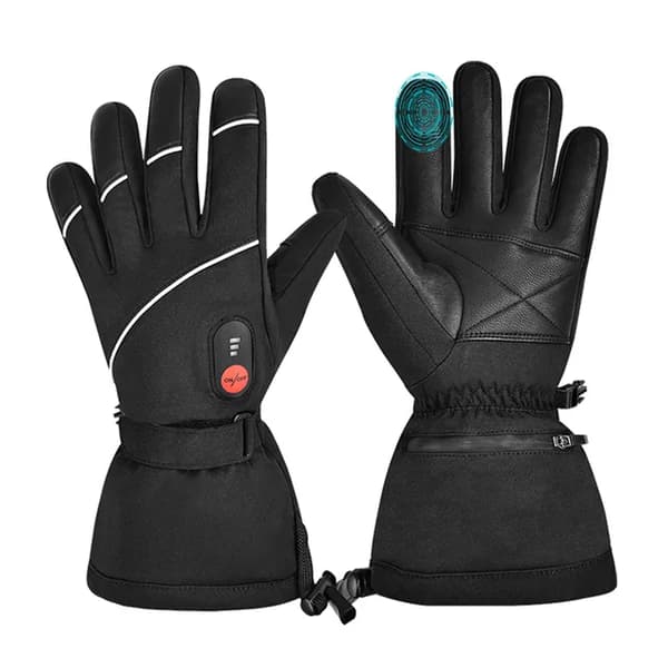 Opvarmede handsker, genopladeligt batteri, skiløb og vandring, S15, XL