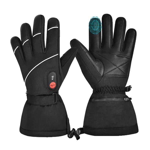 Opvarmede handsker, genopladeligt batteri, skiløb og vandring, S15, XXXL