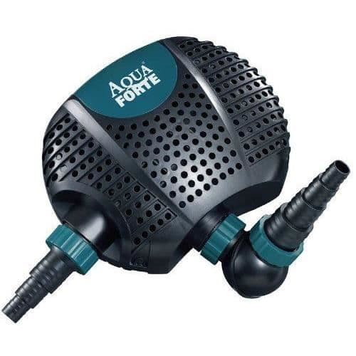 AQUAFORTE Filter Pump for pond-O 650012V. 6 5m-h lyftkapacitet 4m 50W