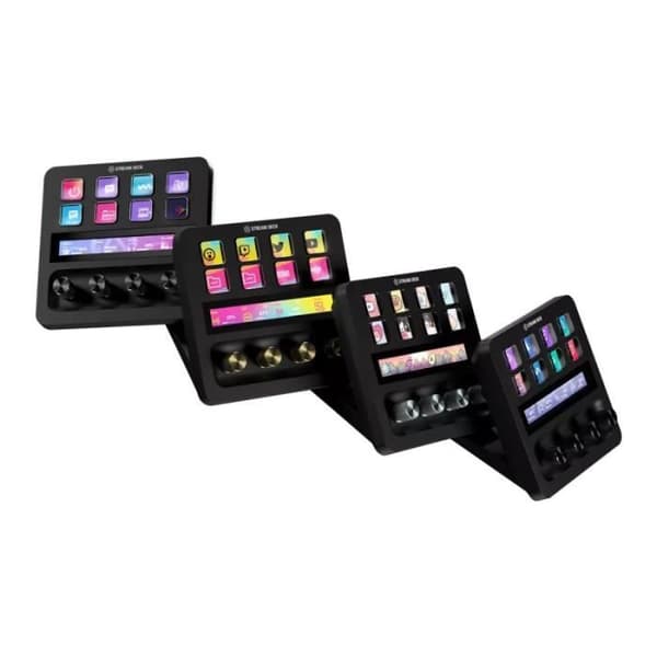 Elgato Stream Deck+ Keyboard – ljudmixerkonsol, produktionskonsol och studiokontroller