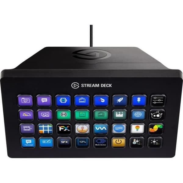 Elgato Stream Deck XL PC-headset, USB-C till USB-A-kabel