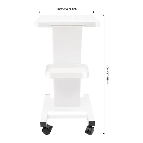 Skönhetssalongvagn, Gott om förvaringsutrymme, Ergonomisk rörlighet,Elfenben