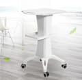 Miniatyrbillede 2 af 2: Skønhedssalon Spa Trolley Vogn, Høj Stærk ABS Materiale, 50 kg Belastningsevne, Dimensioner 37x45x72 cm,HVID