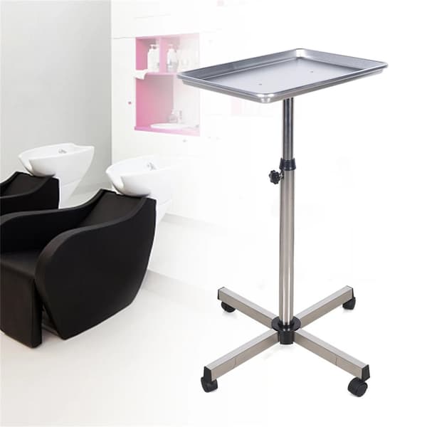 Hårvårds mobilvagn, justerbar höjd, hållbar aluminiumlegering, smidig rörlighet