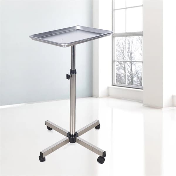 Hårvårds mobilvagn, justerbar höjd, hållbar aluminiumlegering, smidig rörlighet