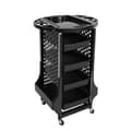 Miniatyrbillede 1 af 2: Salon Opbevaringsvogn, Moderne Design, 5 Hylder, Sort,Side to rammer