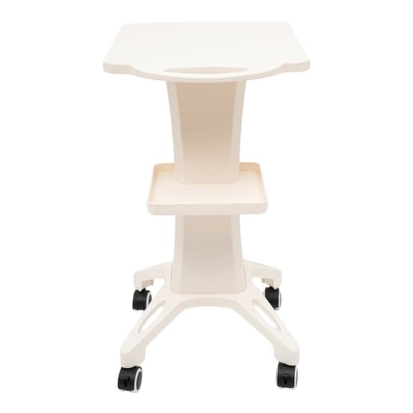 Salongsvagn, platsbesparande design, tysta universella hjul,Beige