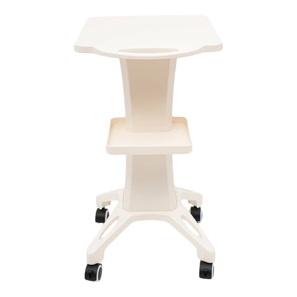 Salongsvagn, platsbesparande design, tysta universella hjul,Beige