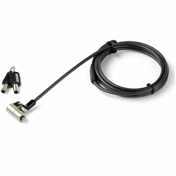 Sikkerhedskabel Startech LTULOCKKEY 2 m