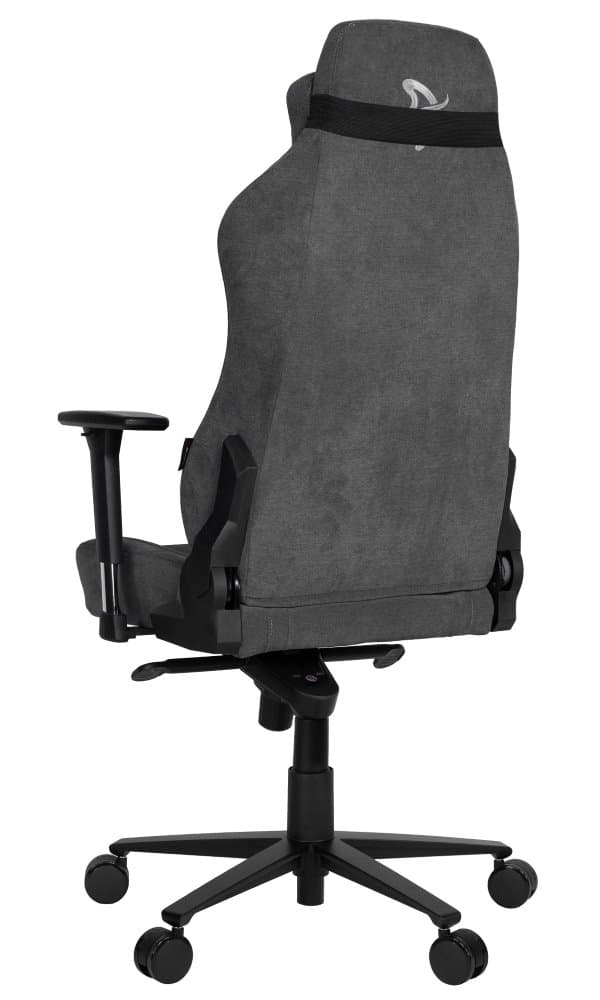 AROZZI herní židle VERNAZZA Soft Fabric Dark Grey/ povrch Elastron/ tmavošedá
