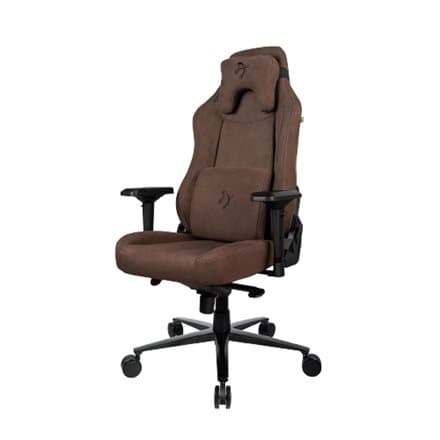 AROZZI herní židle VERNAZZA Supersoft Fabric Brown/ hnědá