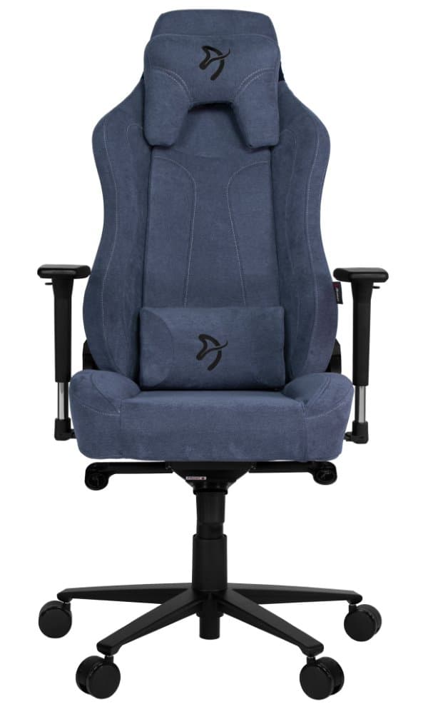 AROZZI herní židle VERNAZZA Soft Fabric Blue/ povrch Elastron/ modrá