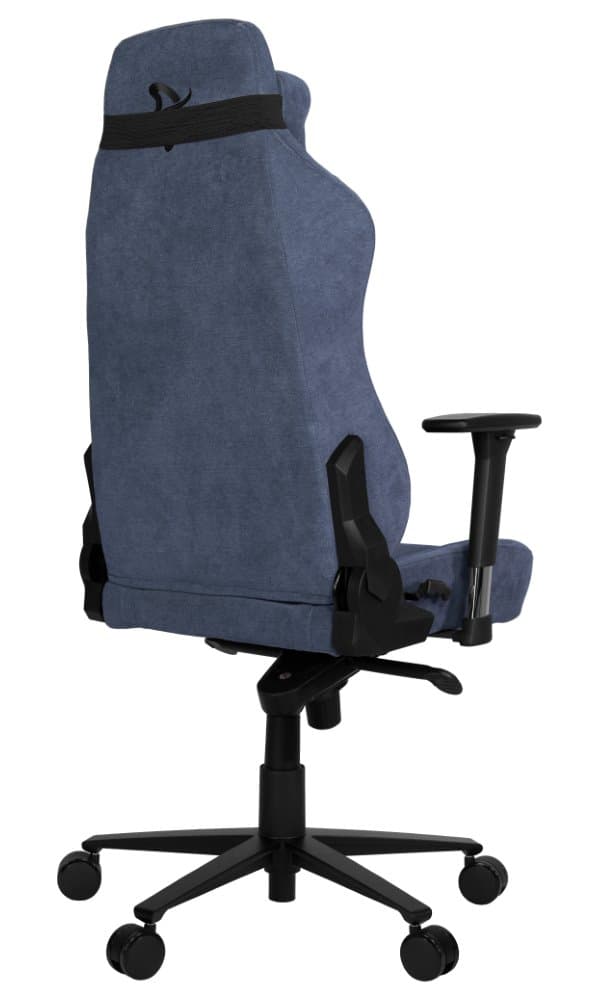 AROZZI herní židle VERNAZZA Soft Fabric Blue/ povrch Elastron/ modrá