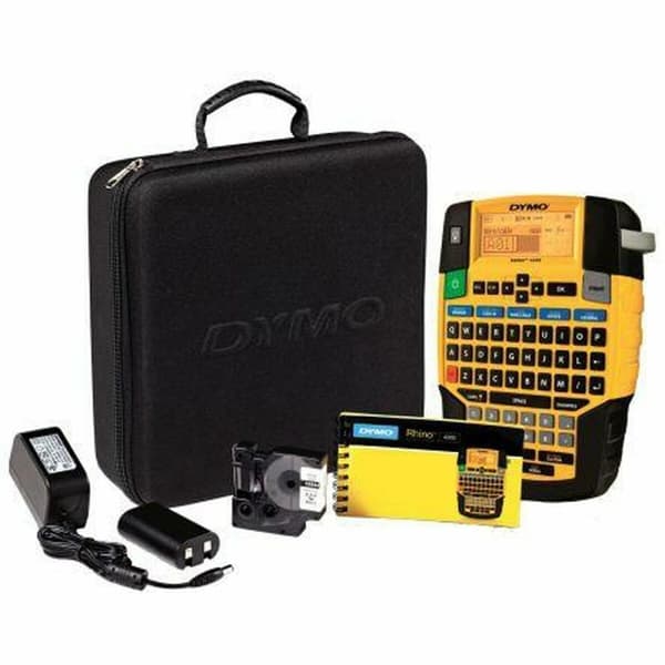 Ammattimainen elektroninen tarrakone Dymo Rhino 4200 musta, Keltainen