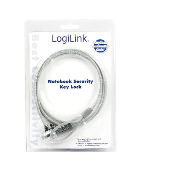 Säkerhetskabel LogiLink 1,5 m