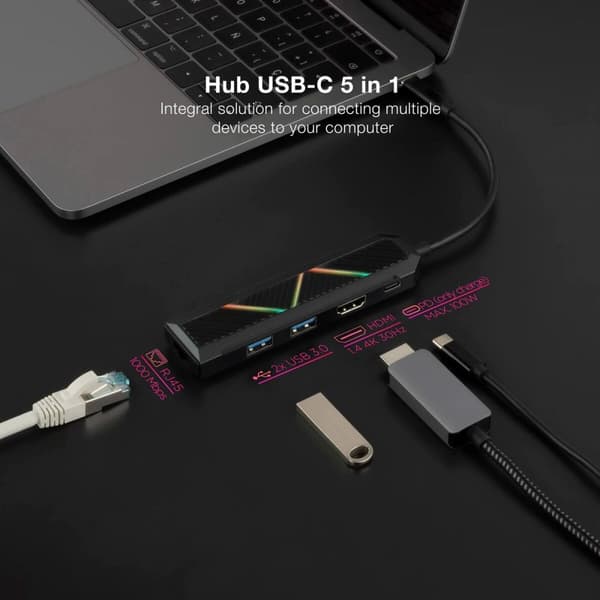 USB-HUB NANOCABLE 10.16.0501