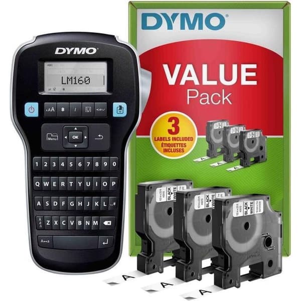 Bærbar elektrisk labelmaker Dymo LM160 Sort