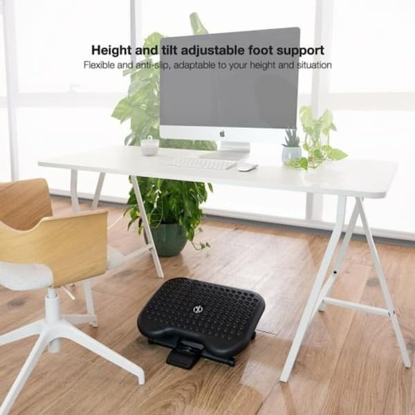 Fotstøtte TooQ TQFR0603-B Svart Justerbar