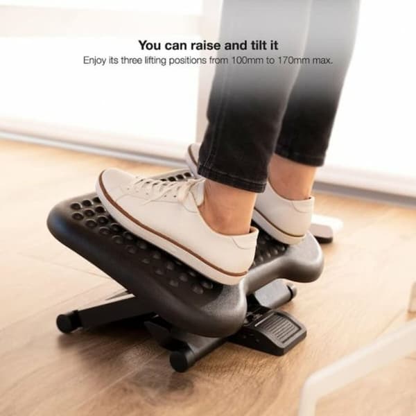 Fotstøtte TooQ TQFR0603-B Svart Justerbar