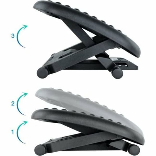 Fotstøtte TooQ TQFR0603-B Svart Justerbar