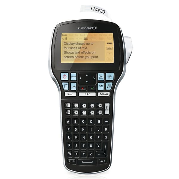 Manuell märkningsmaskin Dymo LM420P Svart