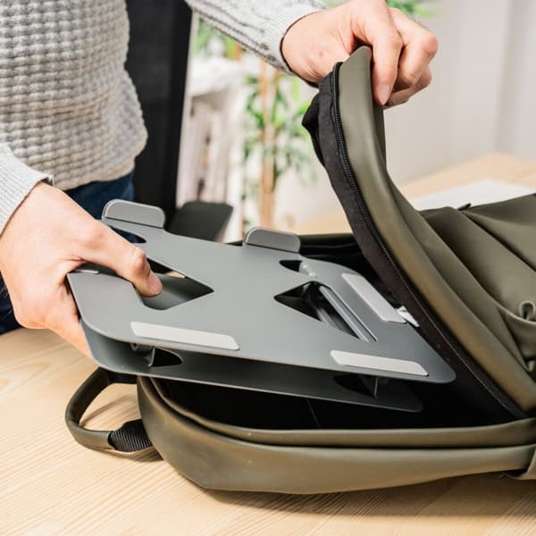 Vikbart och justerbart stativ för bärbar dator Lastan InnovaGoods