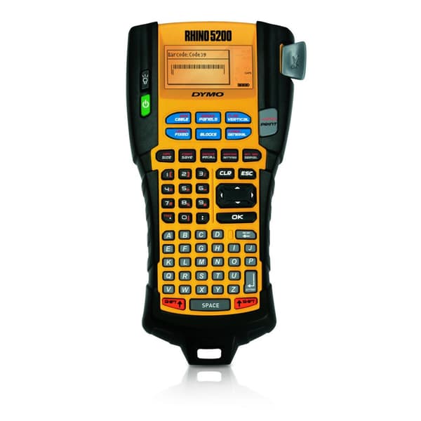 Manuell merkemaskin Dymo Sort, Gult