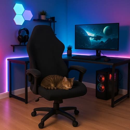 Stolsöverdrag till Gamingstol - Elastiskt överdrag