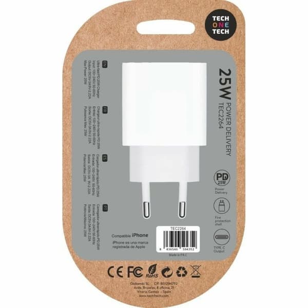 Vægoplader Tech One Tech TEC2264 25 W