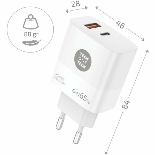 Vægoplader Tech One Tech TEC2270 65 W