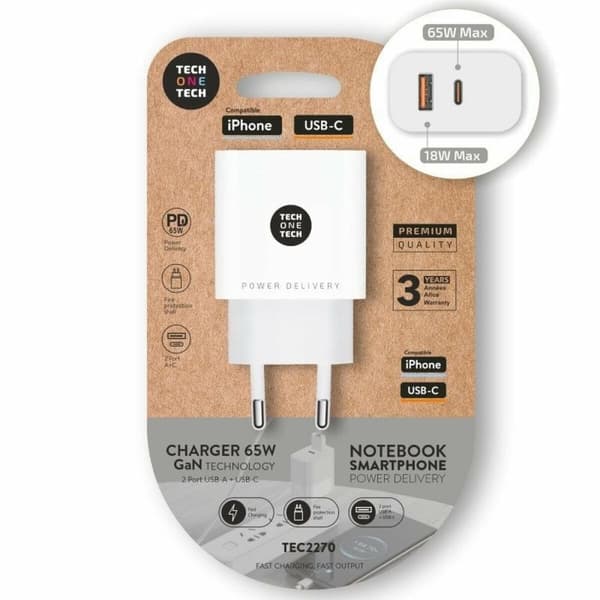Vægoplader Tech One Tech TEC2270 65 W