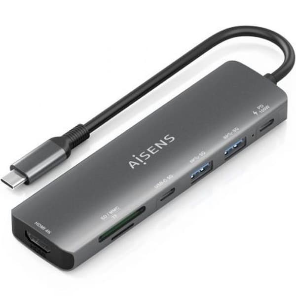USB-HUB Aisens ASUC-7P026-GR