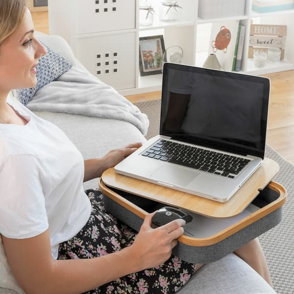 BRUGT Bærbar bærbar pc med opbevaringsbakke Larage InnovaGoods (Refurbished A)