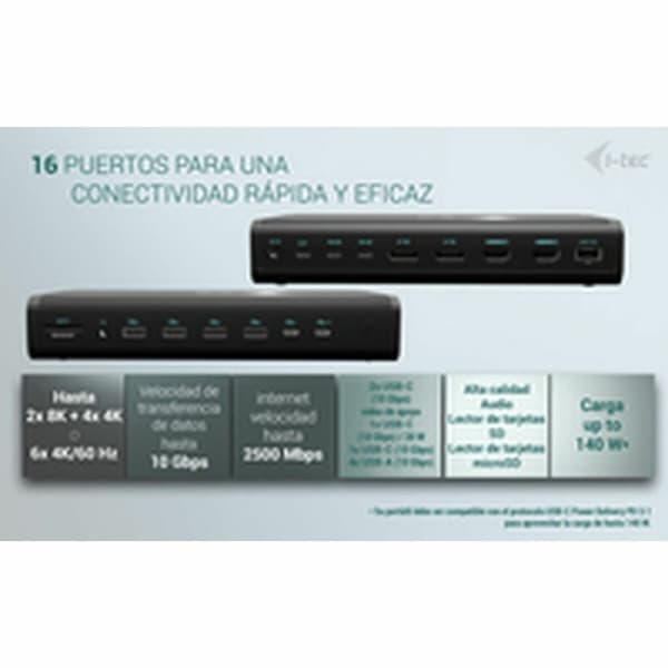 Latausasema i-Tec CA6MONITORDOCKPD
