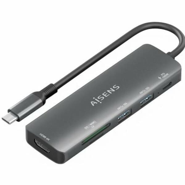 USB-keskitin Aisens ASUC-6P023-GR