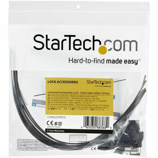 Turvakaapeli Startech CONNLOCKPK10         10 uds