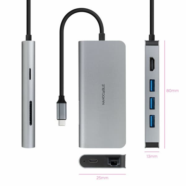 USB-HUB NANOCABLE 10.16.4609