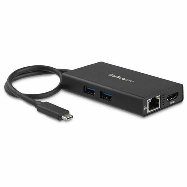 USB-HUB Startech DKT30CHPD Svart