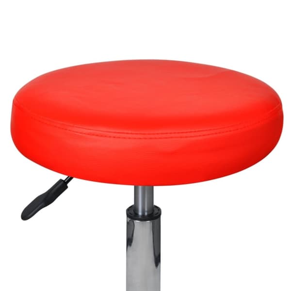 vidaXL Kontorspall röd