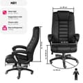 Miniatyrbild 6 av 9: Ergonomisk kontorsstol - svart