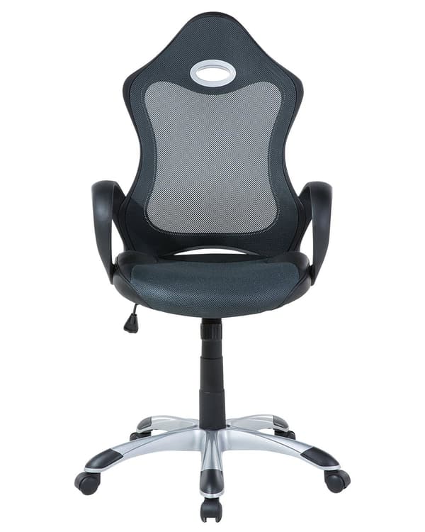 Työtuoli vihreänharmaa 67 x 109-119 x 67 cm polyesteri kallistettava pyörivä ergonominen