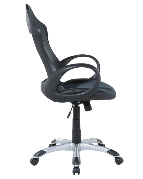 Työtuoli vihreänharmaa 67 x 109-119 x 67 cm polyesteri kallistettava pyörivä ergonominen