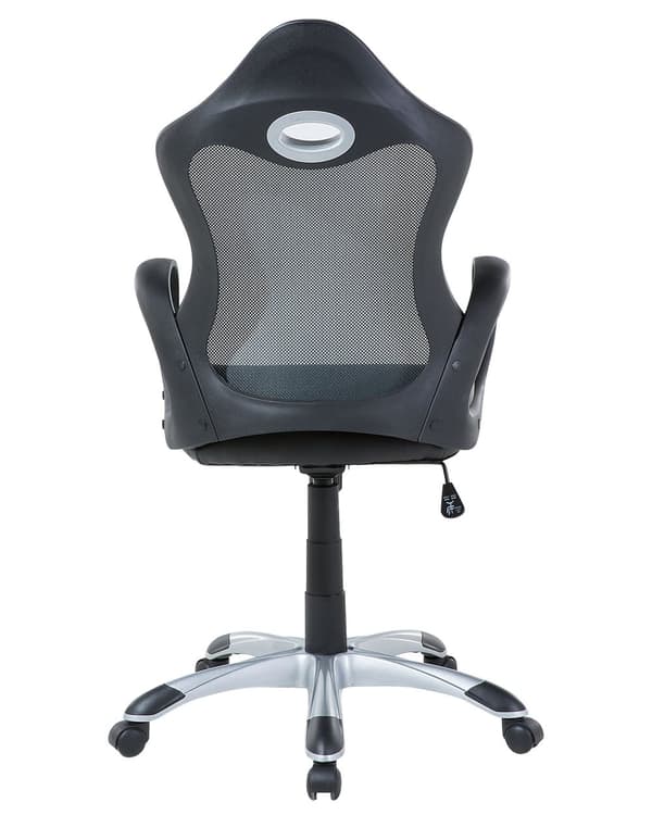 Työtuoli vihreänharmaa 67 x 109-119 x 67 cm polyesteri kallistettava pyörivä ergonominen