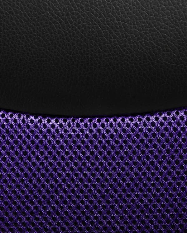 Työtuoli keinonahka musta/violetti FIGHTER